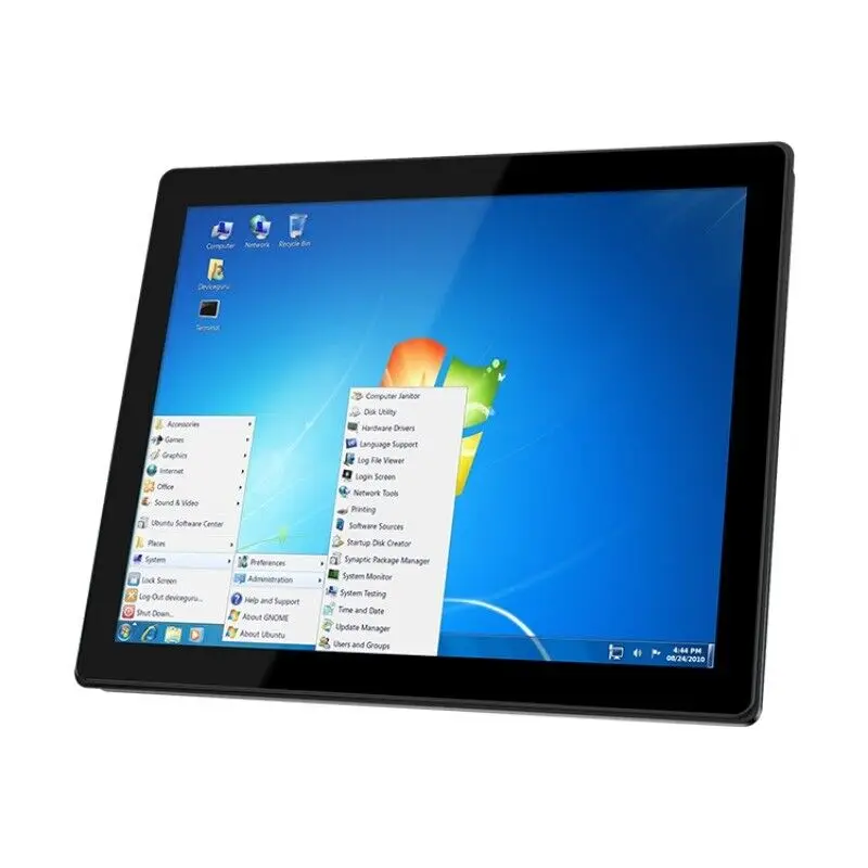 15 Inch LCD Touch Screen Fanless Window 10 Os Water-proof Industrial Panel Pc