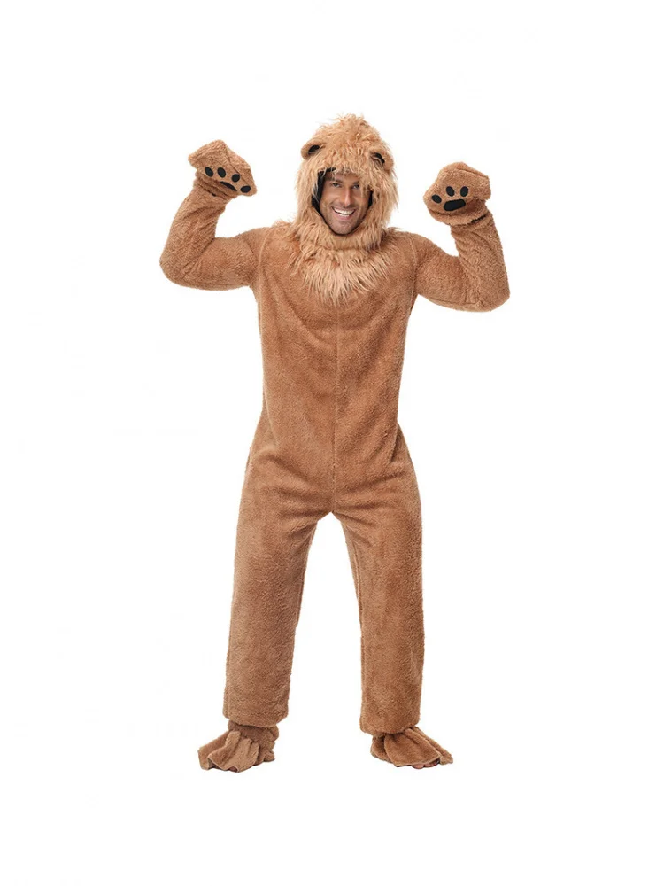 

loween Animal Lion Costume Adult Forest King Stage S Performance Clothes Polyester Material Chinese Sle Dr