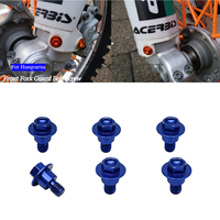 Front Fork Guard Bolt Screw For Husqvarna TE FE TC FC TX FX FS 50 65 85 125 150 250 300 350 390 450 501 TE 250i 300i 701 Enduro