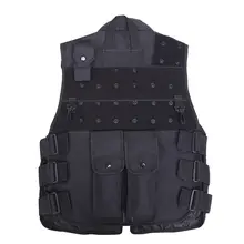 Unisex Tactical SWAT Vest Black #5