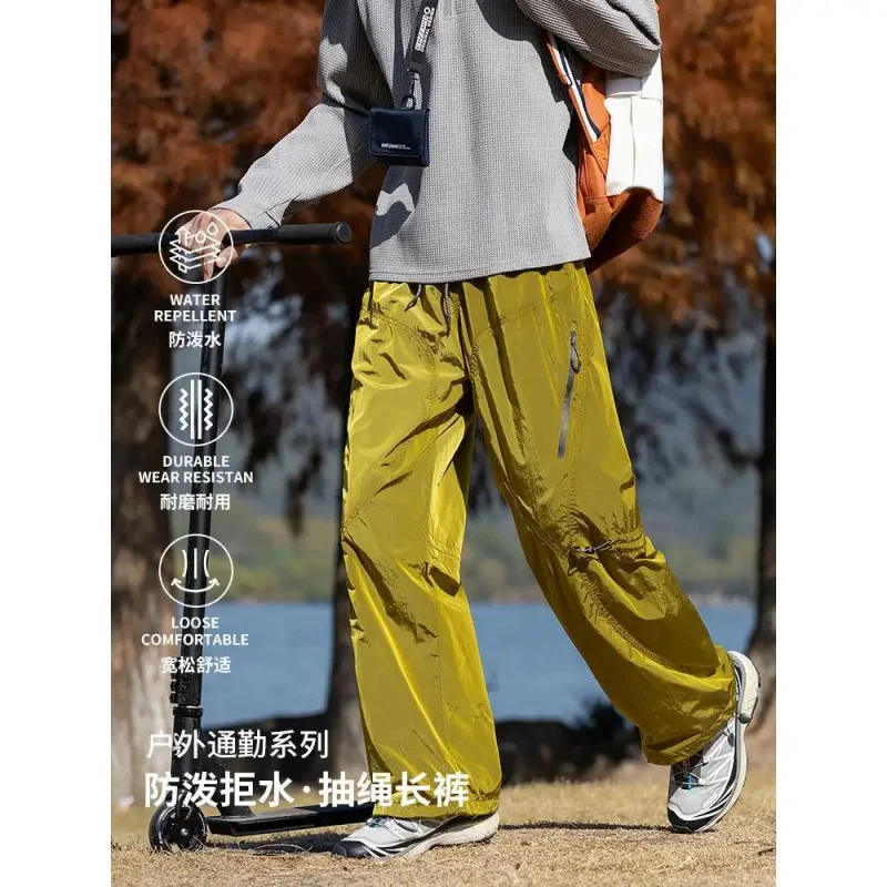 

2026 Autumn Men's Hiking Pants Waterproof 3-Layer for Outdoor Activities, Lightweight and Functional Tactical Cargo Pants, Windp