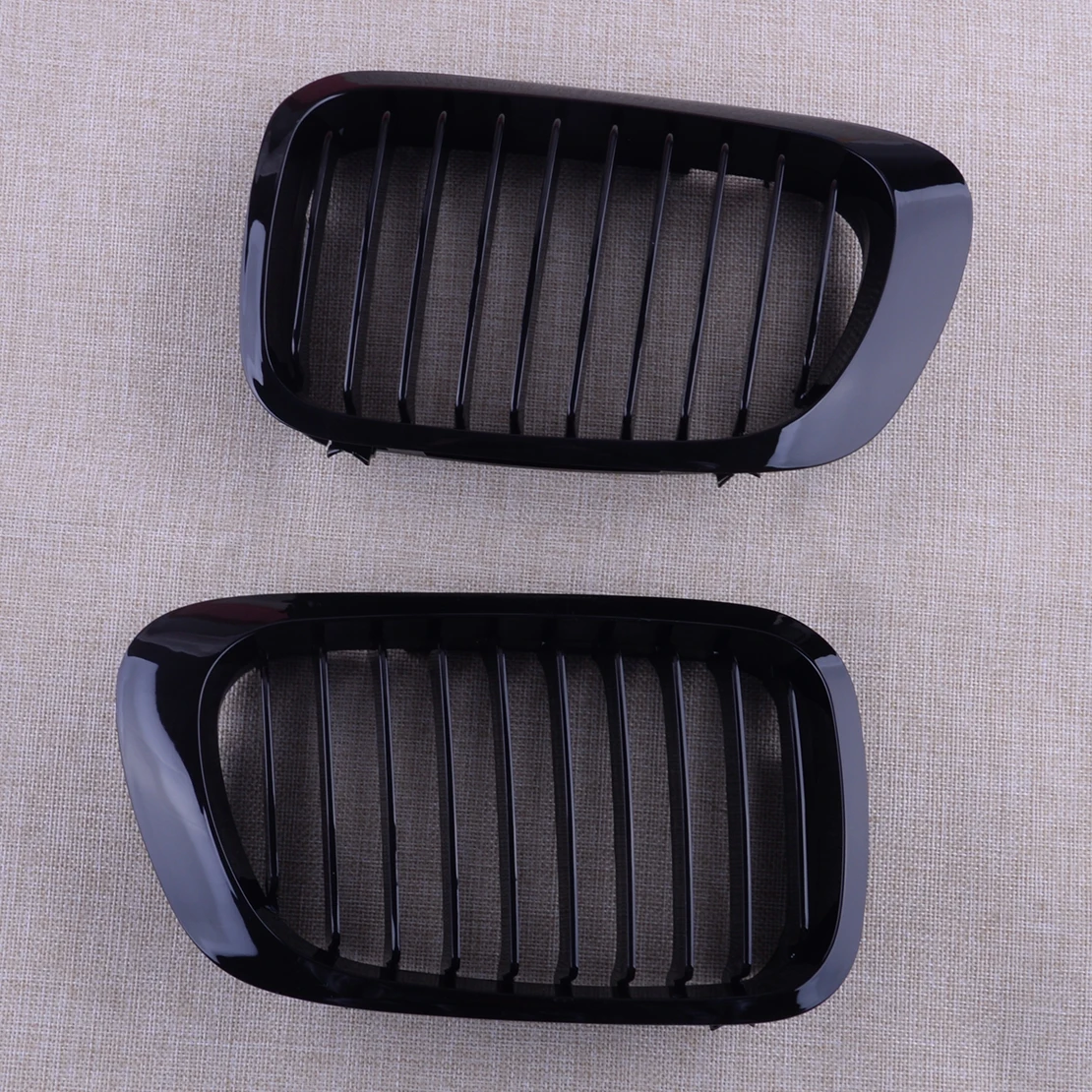 

2Pcs Glossy Black Car Front Left Right Kidney Grille 51138208683 51138208685 51138208686 Fit for BMW 3-Series E46 M3 51138208684