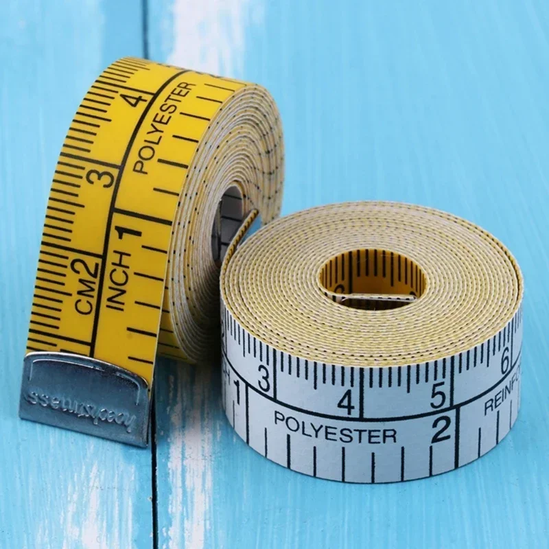 150cm/60inch Body Measuring Ruler Sewing Tailor-Tape Measure Mini Soft Flat Ruler Centimeter Meter Sewing Measuring Drosphip