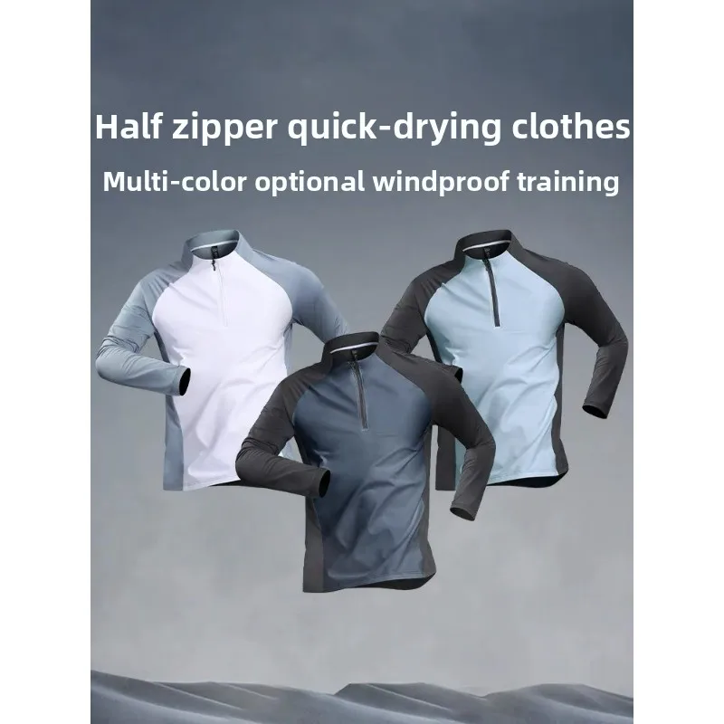 

Men's Mountaineering Clothing Quick Drying Leisure Outdoor Running Cycling Tourism Camping Hiking Men's Sports Long Sleeves