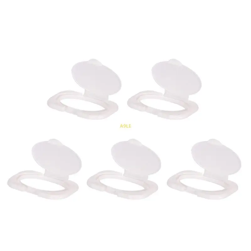 مجموعة من 5 قطع من أغطية علبة مناديل مبللة للأطفال، سهلة الوصول وأغطية تخزين نظيفة #1