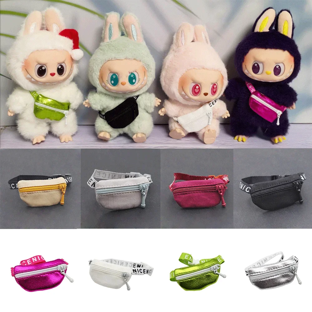 

Mini Waist Bag For 17cm Ropa Labubu 1/12 BJD Doll OB11 Doll Mini Fluorescence Unique Design Bag You Like