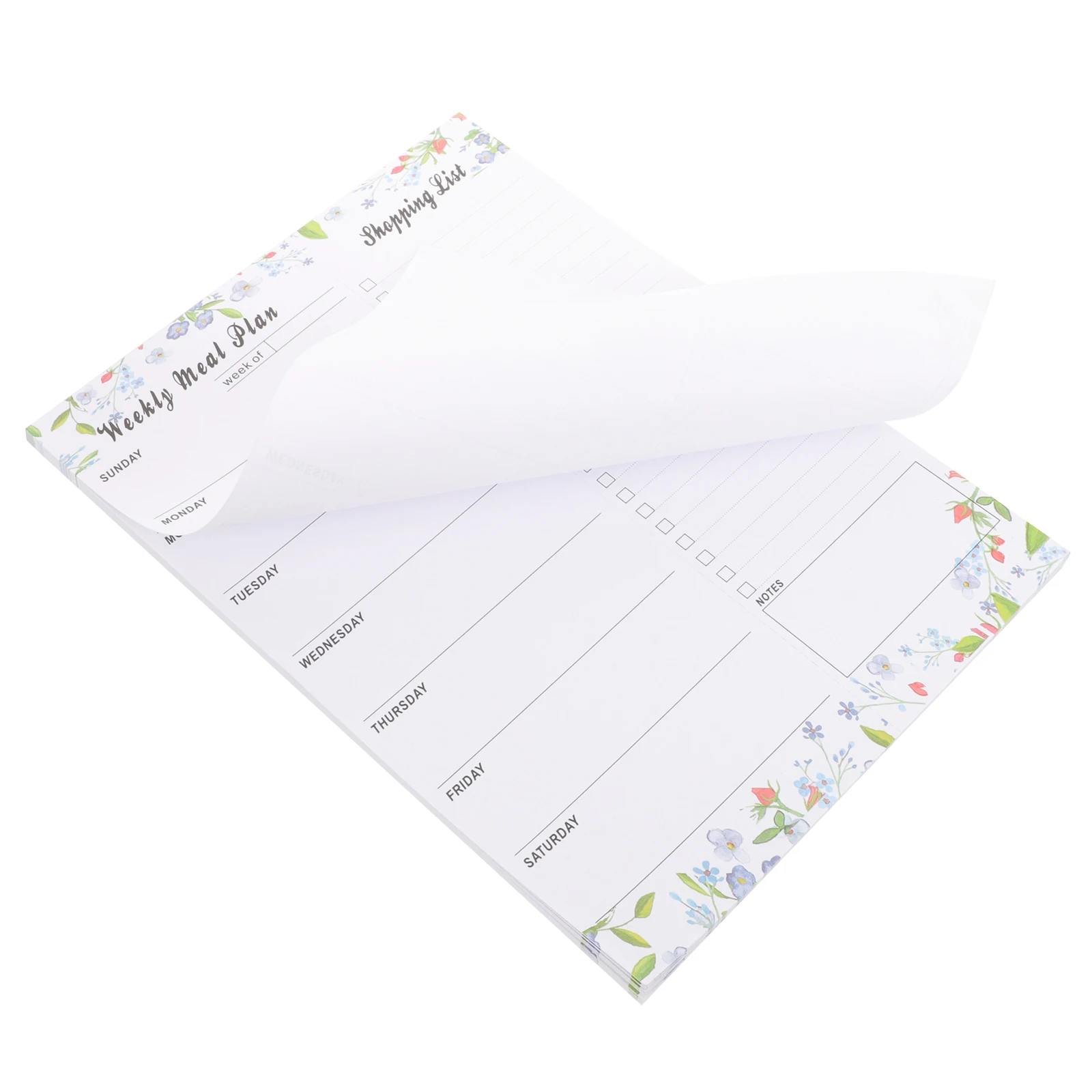 

Meal Planner Notepad Weekly Fridge Magnet Pad Grocery List Organizer Tear Magnetic