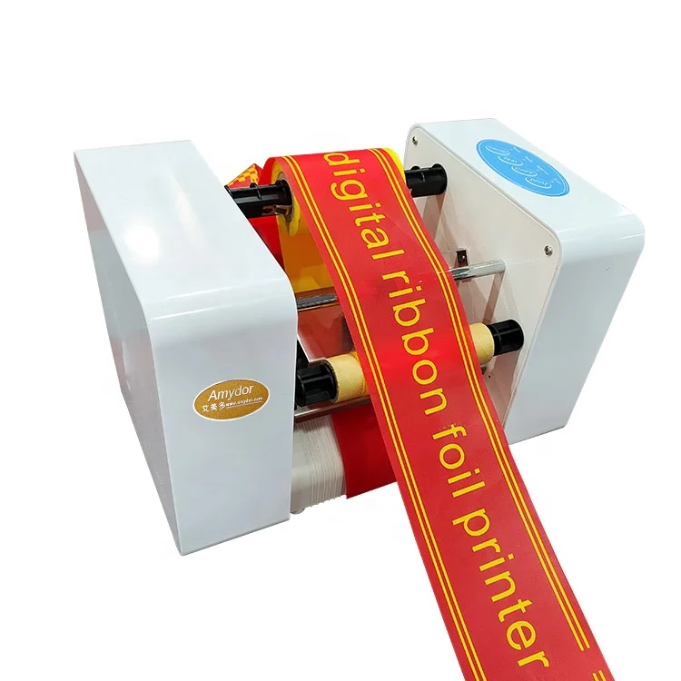 

Ribbon Foil Printing Machine AMD150 Flower Basket Digital Ribbon Streamer Printer