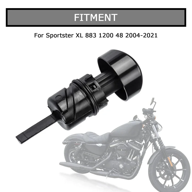 Motocycle Oil Dipstick Filler Plug Temperature Tank Cap Accessories For Harley Sportster Iron XL 883 1200 48 2004-2021