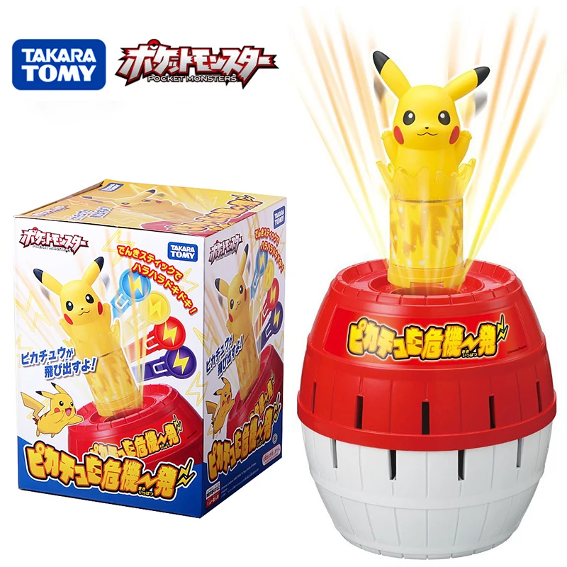 

Takara Tomy Pokemon вечерние Pikachu Bucket Game Toys Pop-up Pirate вечерние настольная игра s мультиплеерные игрушки коллекционные настольные игры игрушки