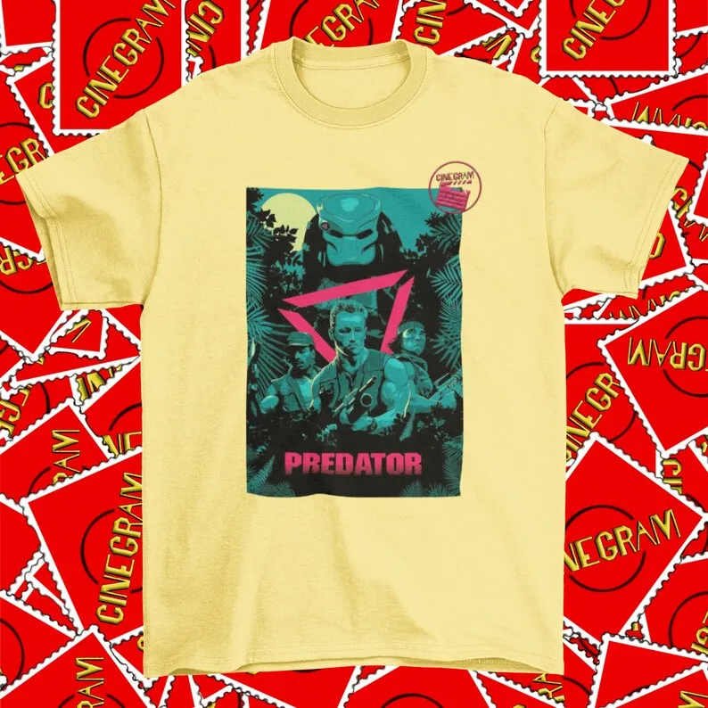 Predator Movie T-Shirt, Retro Movie Graphic Tee, Gift for Him, Gift for Her, 80s Sci Fi Action Movie T-Shirt, Unisex