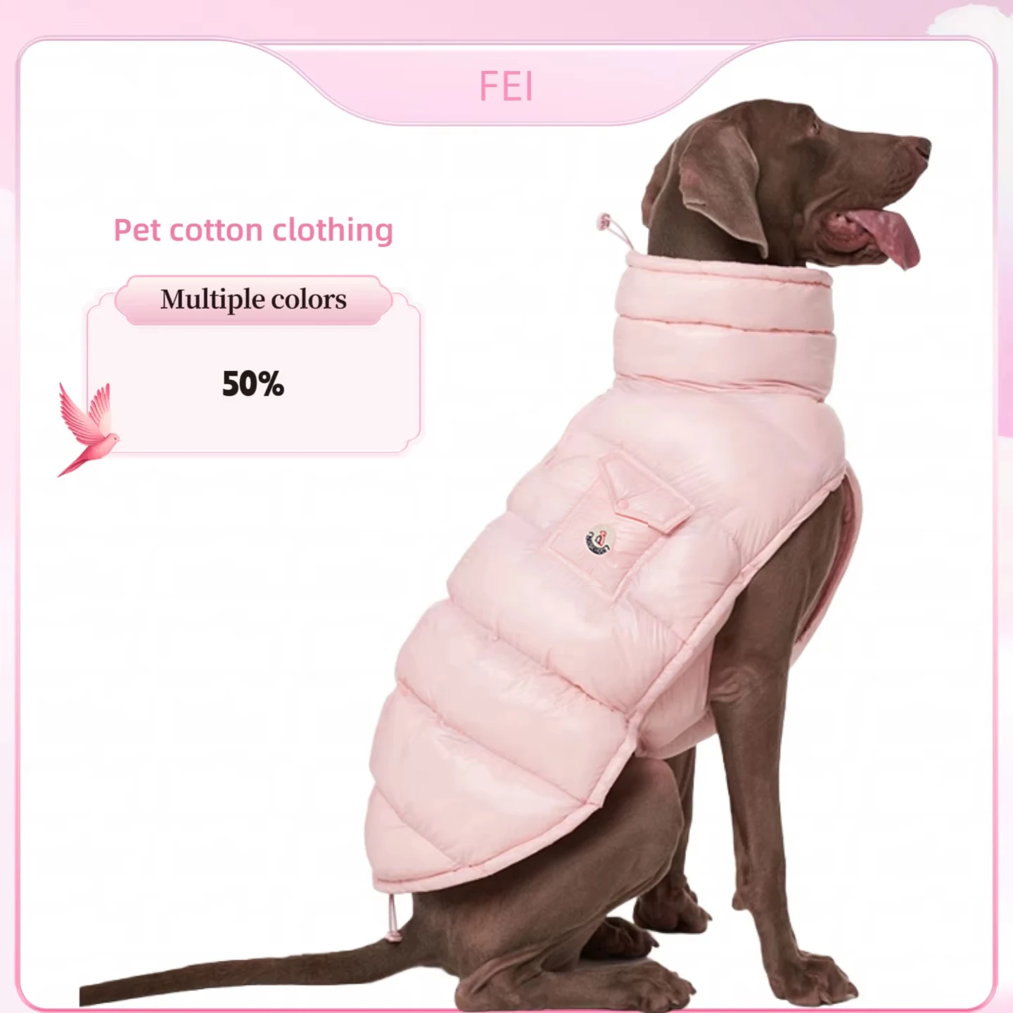 

Best-Selling Winter Windproof Dog Coat | Thickened Fleece-Lined Down Hoodie Jacket for Small Large Breeds French Bulldog