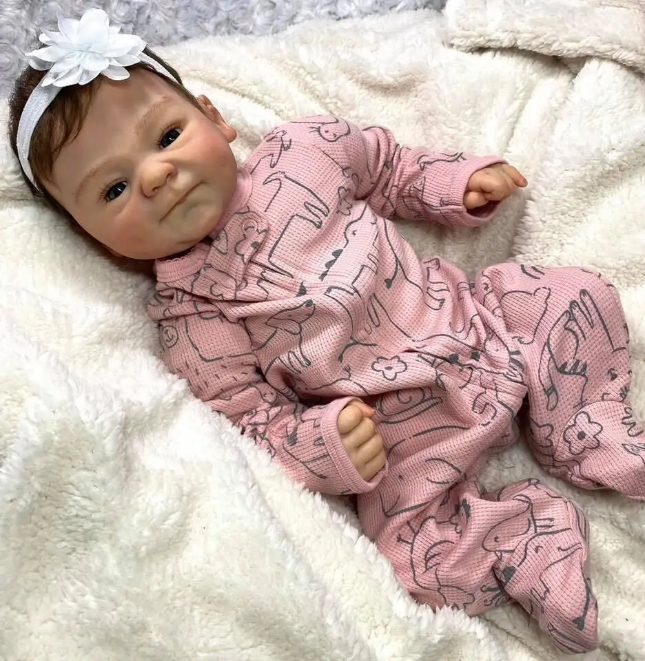 

SANDIE 48CM reborn cocomalu premie baby doll popular hand made high quality doll soft touch cuddly baby collectible art doll