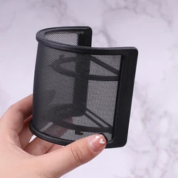 1pc Universal Microphone Pop Filter Condenser Microphone PC Studio Recording Metal Windscreen