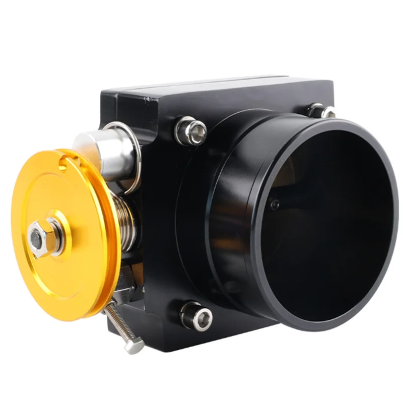 

Intake Manifold 80MM 3" Throttle Body Billet Performance High Flow Air Intake System Engine Parts Black For Automobiles
