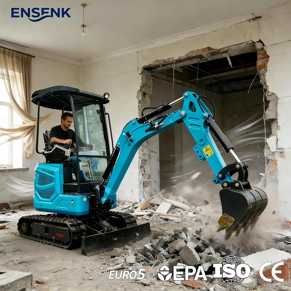 

Мини-экскаватор 0.8т, 1.5т, 2.0т, 1.7т с двигателем Kubota, многофункциональный, CE EPA, для строительных работ, с инструментами, экскаватор-планировщик