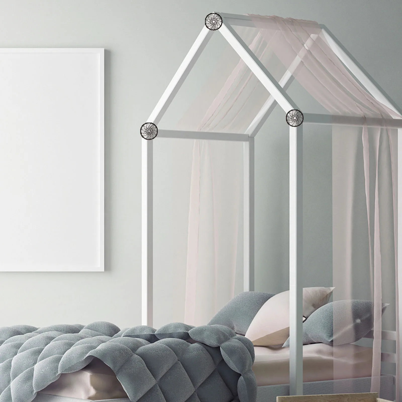 

10Pcs Iron Hoops for DIY Dream Catcher Wreath Macrame Craft Supplies Sturdy Welding Decor Dream Catcher Hoops Macrame Rings