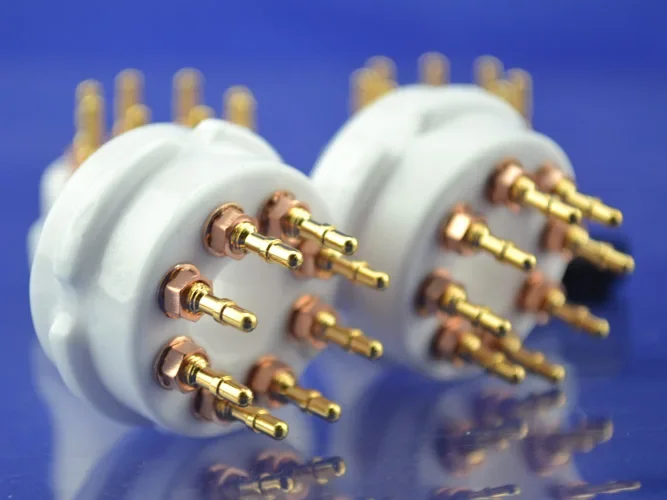 Lot 10 Pcs Ceramic 8pins Tube Socket fit for 6SN7/6SL7/EL34/KT88/6550