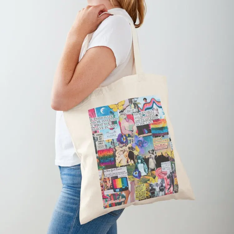 

sapphic pride print Tote Bag female bag Woman shopper bag Eco