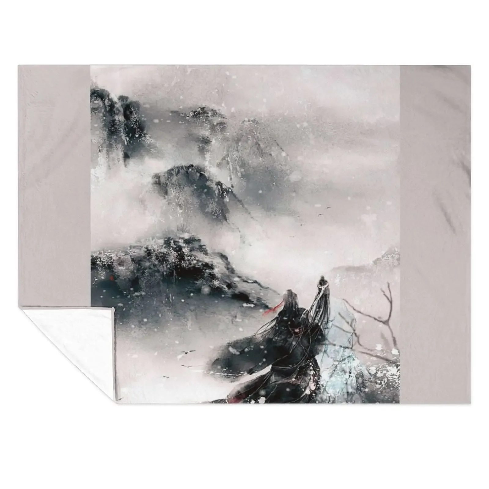 

Wei wuxian and Lanzhan cultivating around the world married Throw Blanket Baby Beautifuls warm for winter Beach Blankets