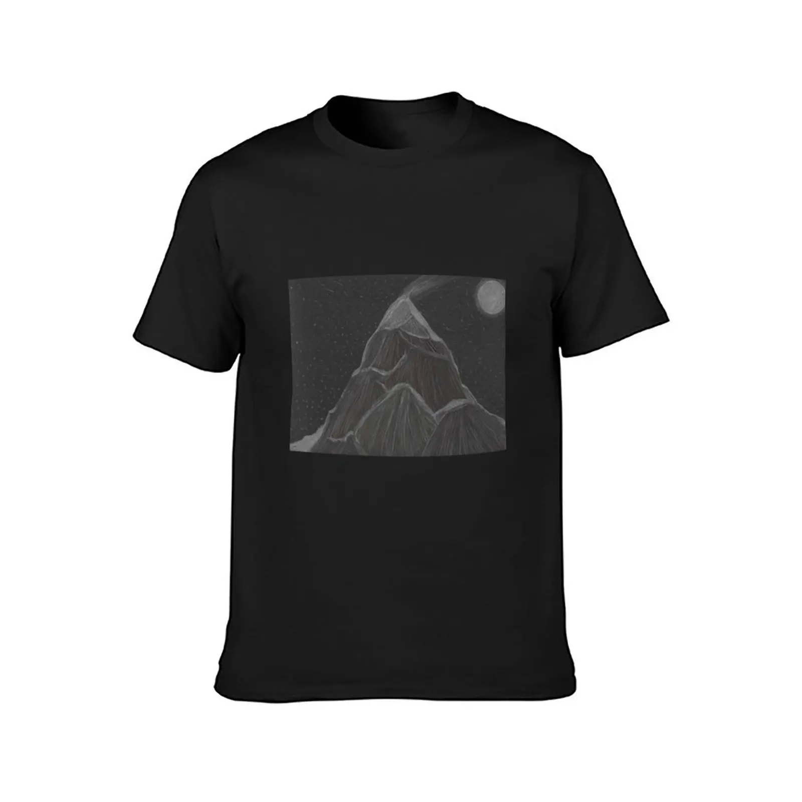 Lone mountain T-Shirt quick drying tees customs aesthetic clothes t shirts for men