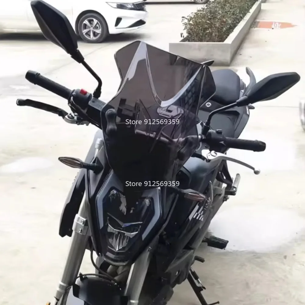 For VOGE 625R  625 R High quality windshield modification with high front windshield and rain shield With installation bracket