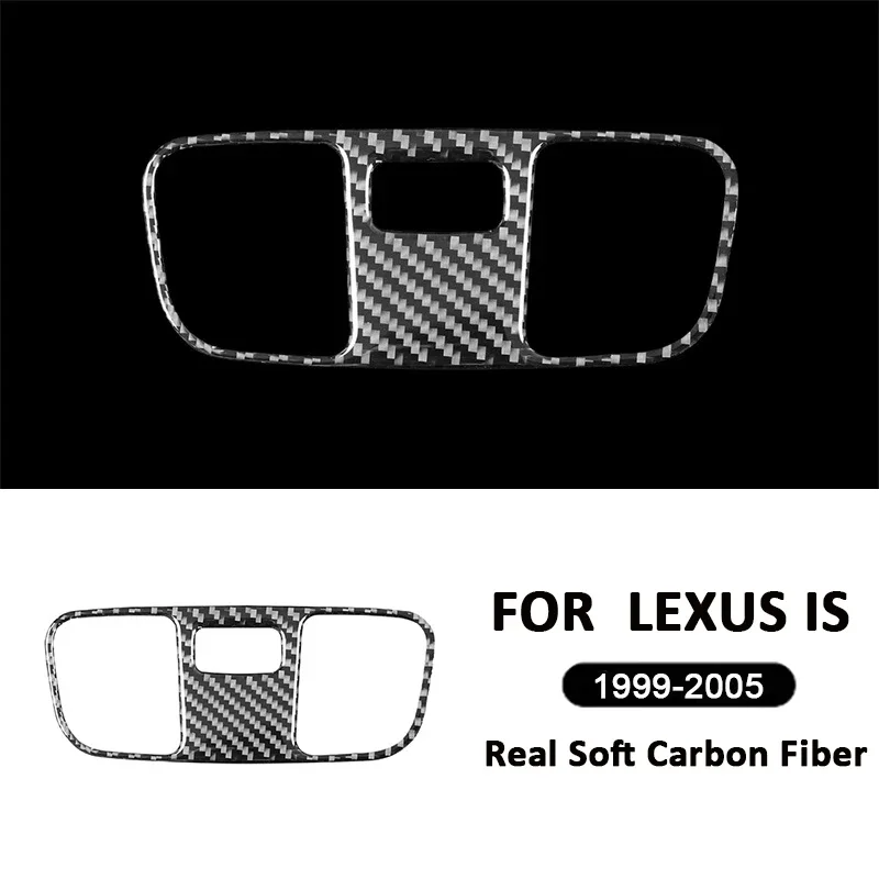 

For LEXUS IS 1999-2005 Carbon Fiber Car Reading light Panel Trim Frame Decoration Sticker Interior Accessories