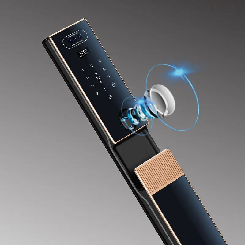 3D Face Recognition Fingerprint Door Lock Home Automation Digital Password Keypad IC Card Anti-theft Electronic Lock