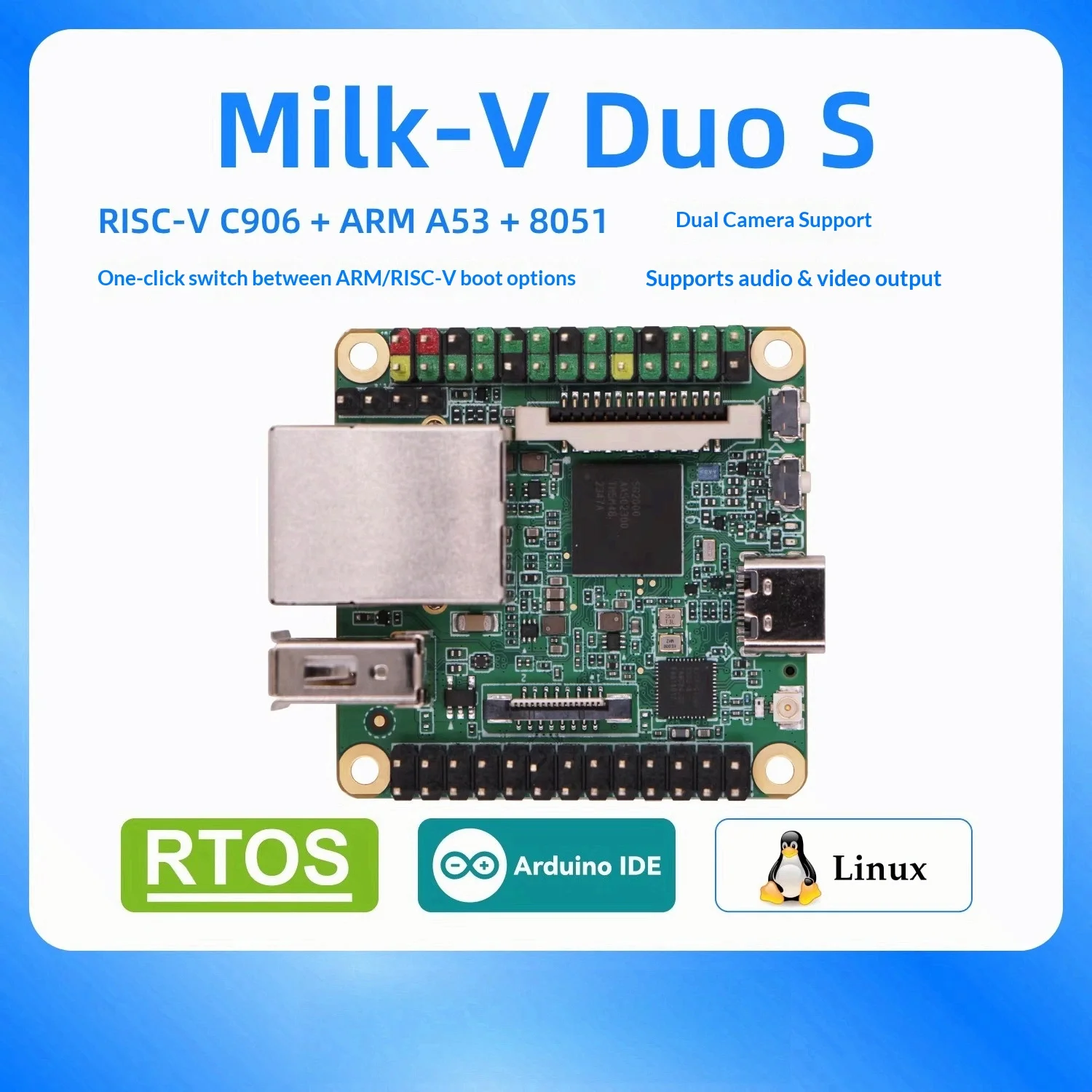 milk-v-duo-s-開発ボード、c906-risc-v、arm-コンピューティングパワー、sg2000、arduino