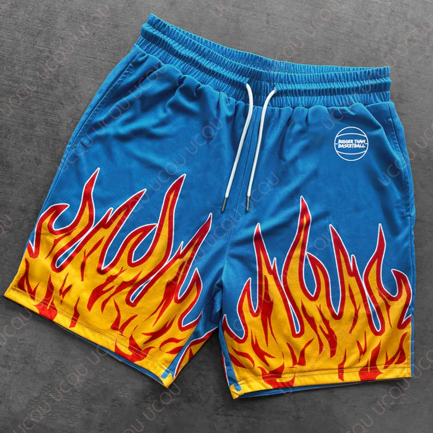 

All-Star - Shorts - Blue Fashion Beach Shorts Hawaiian Shorts Summer Loose Luxury Swimwear Adults and Kids Sports Shorts
