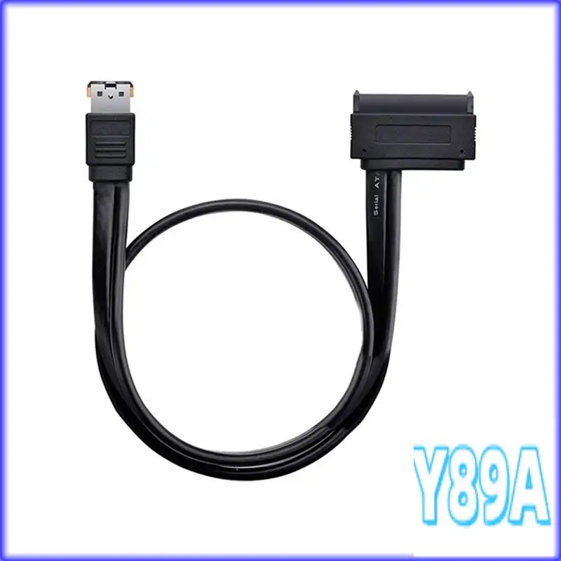 GO-Cabo adaptador de alimentação ESATA e USB 2.0 versátil para HDD SATA de 2,5 polegadas e 3,5 polegadas, conexão de 7 + 15 pinos