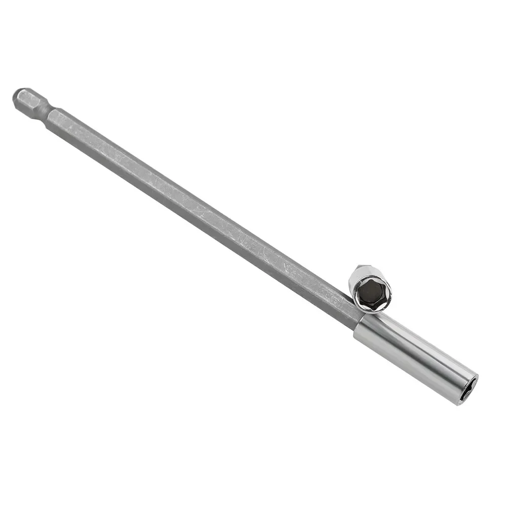 2Pcs 1/4นิ้ว Hex Shank ไขควงไขควงแม่เหล็กผู้ถือปรับขยาย60มม.150มม.