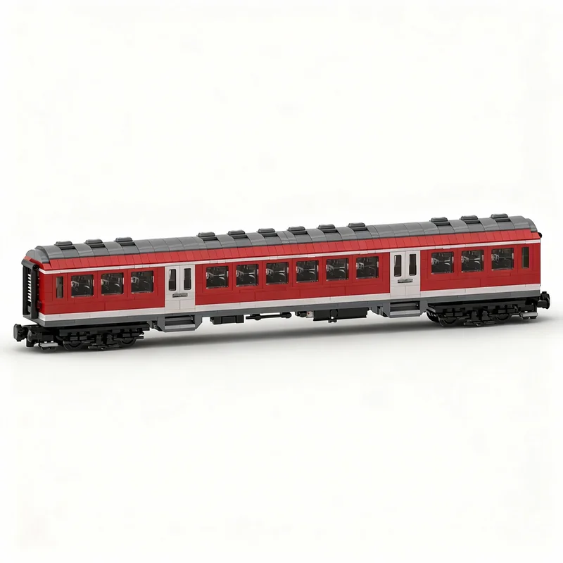 Bloques de Construcción de Modelo de Tren MOC DB Regio 2nd Class Bnrz 436 0, 1806 Piezas, Juguete de Construcción, Regalos de Navidad, Idea Creativa DIY