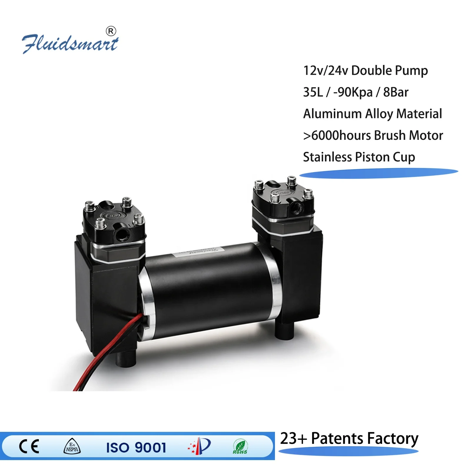 ARP12DC12P Pompa per campionamento d'aria sottovuoto DC Pompa DC alta positiva prezzo Pompa per la consegna del gas a pistone senza olio senza spazzole 12v