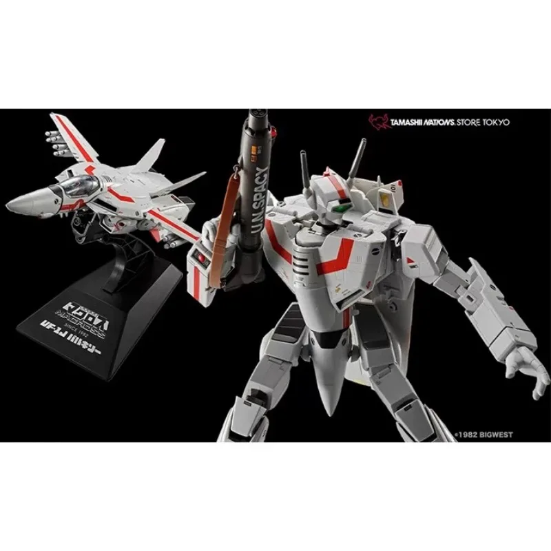 In Stock Bandai TNT Limited DX Super Alloy Super Time and Space Fortress VF-1J Yihui Machine Finished Model Actuator