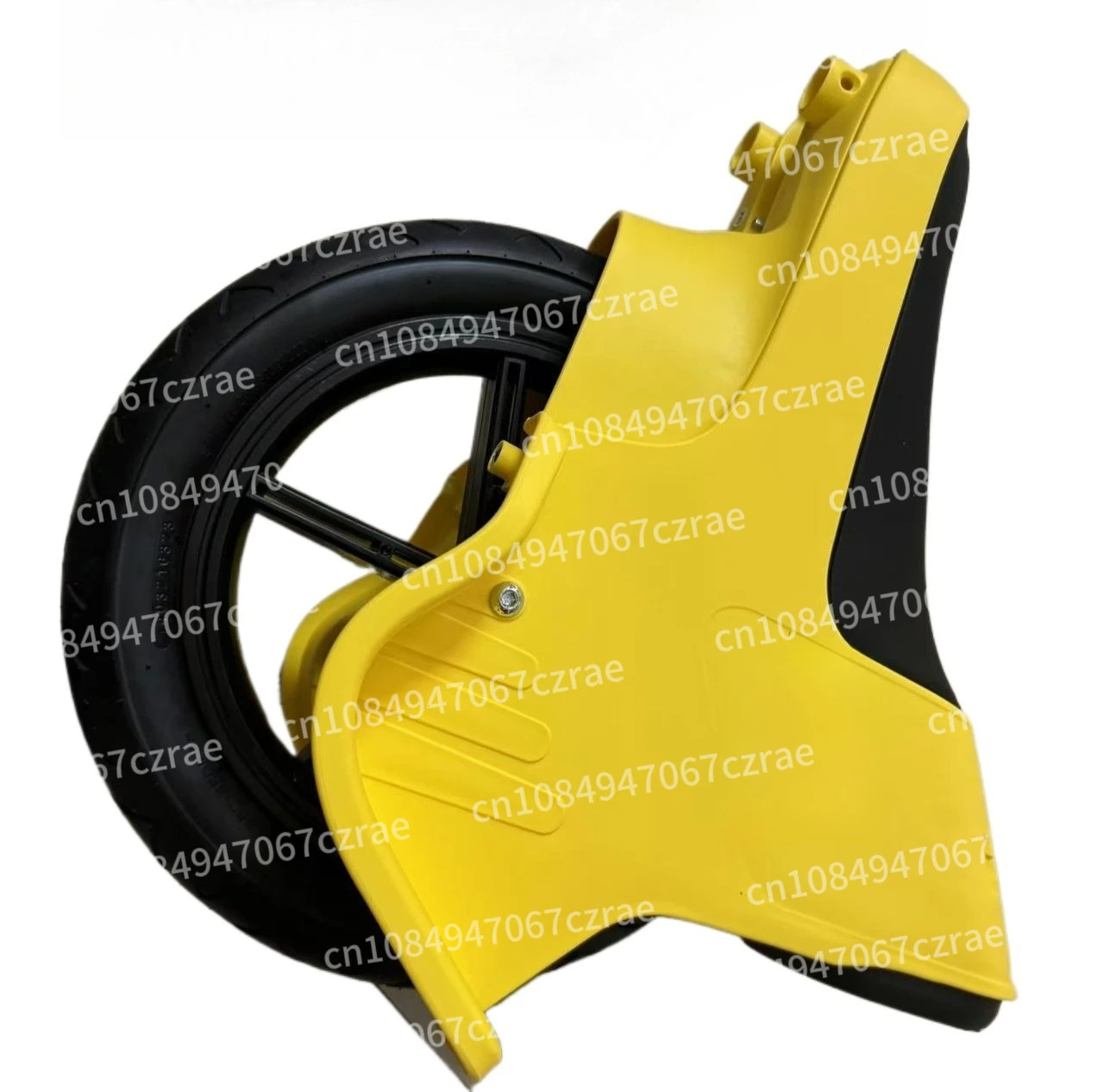 Monocykl z pomocniczą taczką