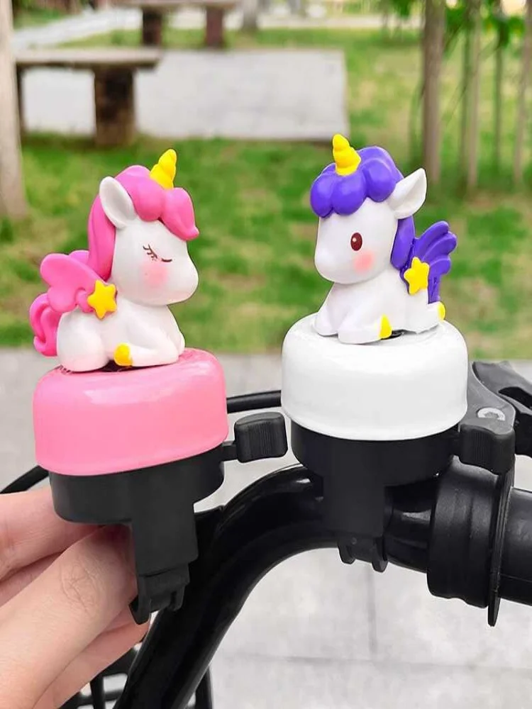AliExpress Meade Cute Cartoon Unicorn Bicycle Bell Universal Loud Clear Horn for Kids Balance Bike Bicycle Skateboard Scooter Accessories Gift