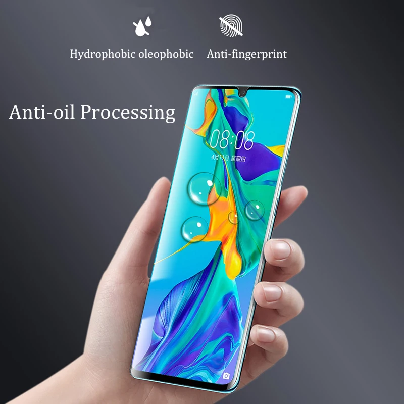 Protective Glass for Huawei P30 Pro Screen Protector 3D Full Cover Glass for Huawei P20 Mate 20 Lite Pro Tempered Glass Film