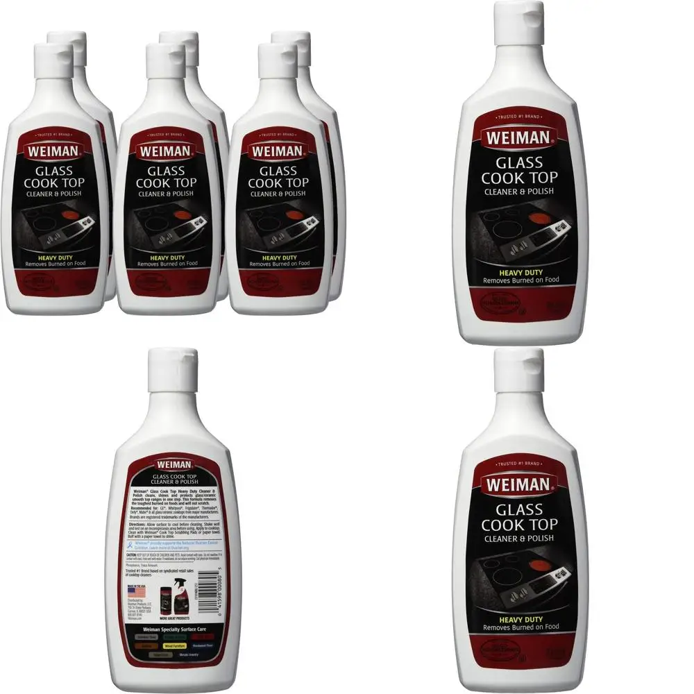 

Мощное средство для чистки и полировки плит - 20 жидких унций, набор из 6 штук