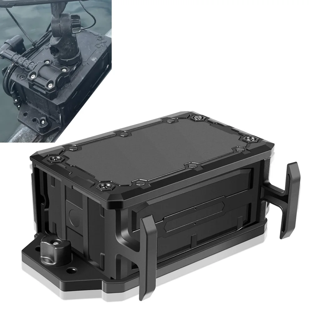 track-mounted-battery-box-for-fish-finders-replace-for-yakattack-cellblok-clb-1002-compatible-with-transducer-arm