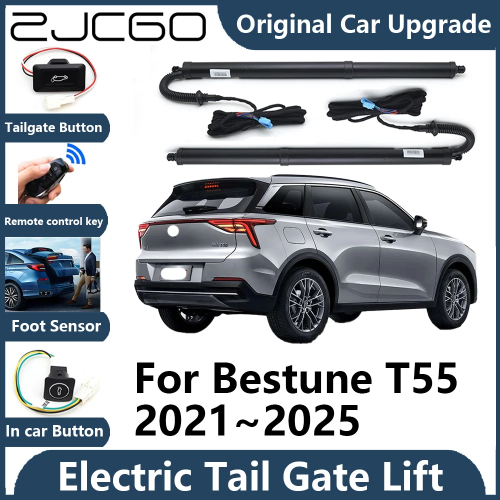 ZJCGO For Bestune T55 2021~2025 Automatic Tailgate Electric Tail Gate Lift Prop Support Vehicle Power Rear Door Liftgate Strut