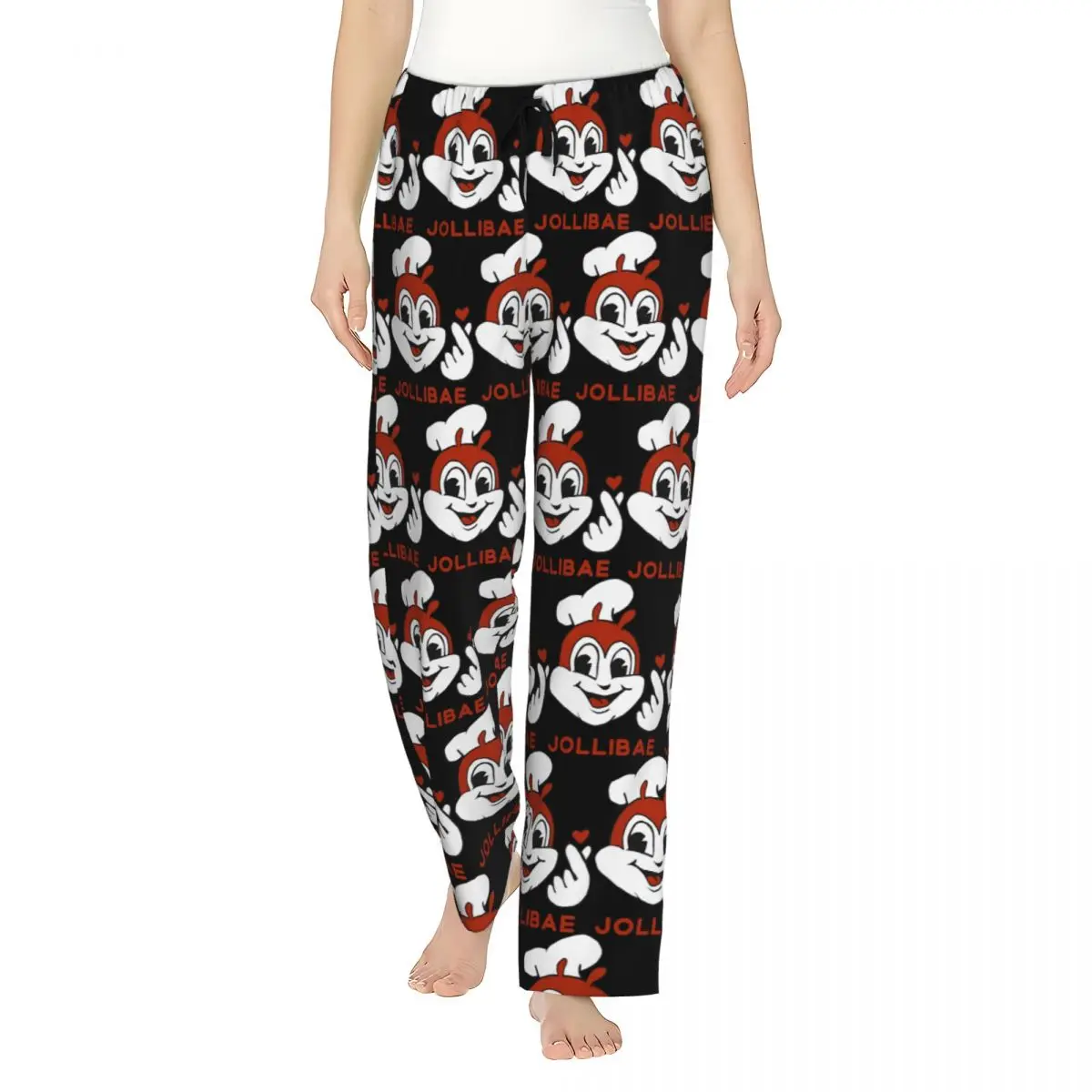 

Custom Jolli BAE JOLLIBEE Women Pajama Pants Lounge Sleep Sleepwear Bottoms with Pockets