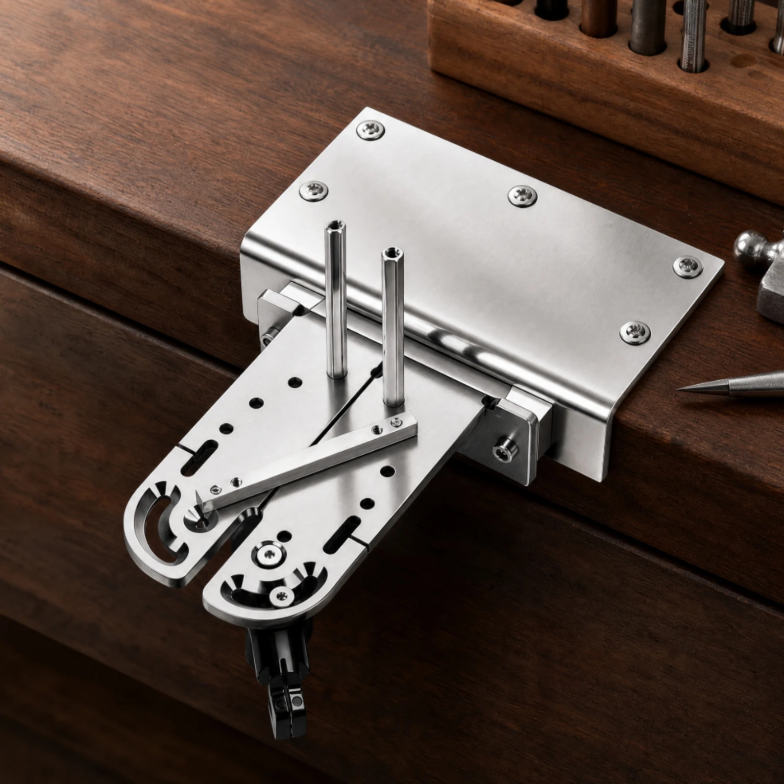 Metalworking Vise Compact Multifunctional Jewelry and Metalworking Bench Clamp for Metalworkers, Metal Shaping