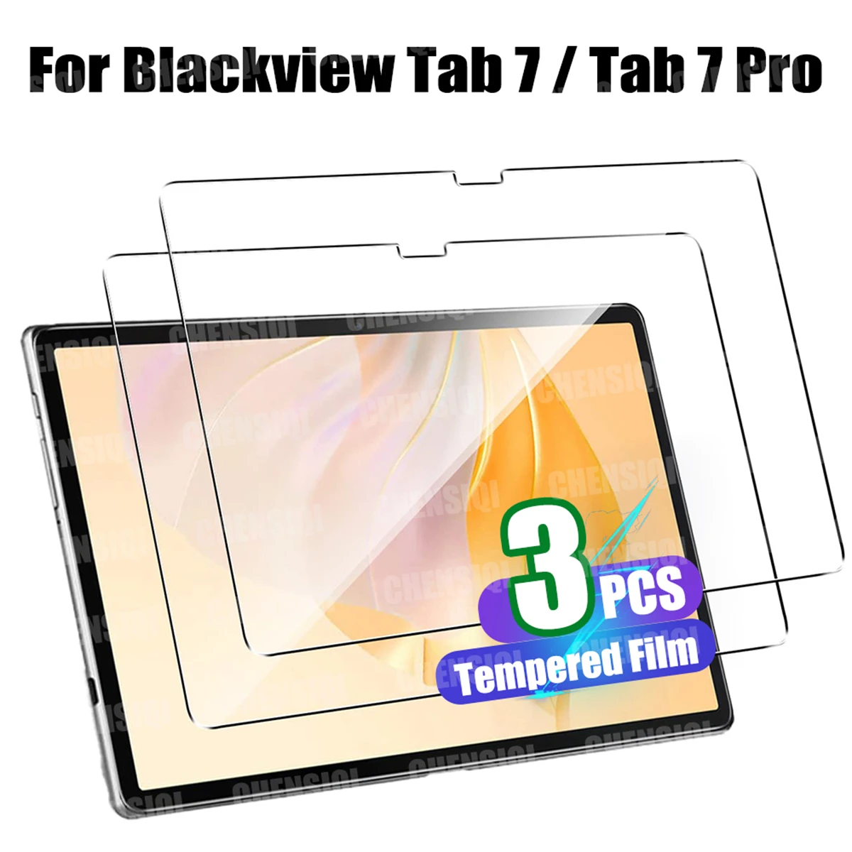 Screen Protector for Blackview Tab 7 /Tab 7 Pro (10.1 inch) 2022 HD 9H Hardness Anti Scratch Anti-fall Transparent Tempered Film
