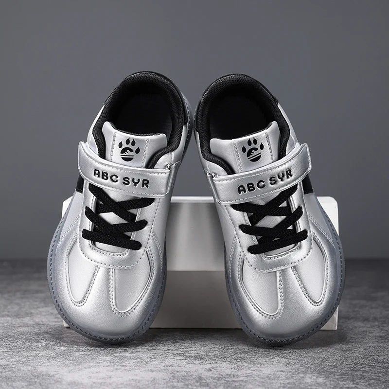 أحذية رياضية بتصميم كلاسيكي بمقدمة واسعة للأطفال، أحذية رياضية كاجوال بيرفوت للأولاد، أحذية رياضية مضادة للانزلاق للأطفال #4