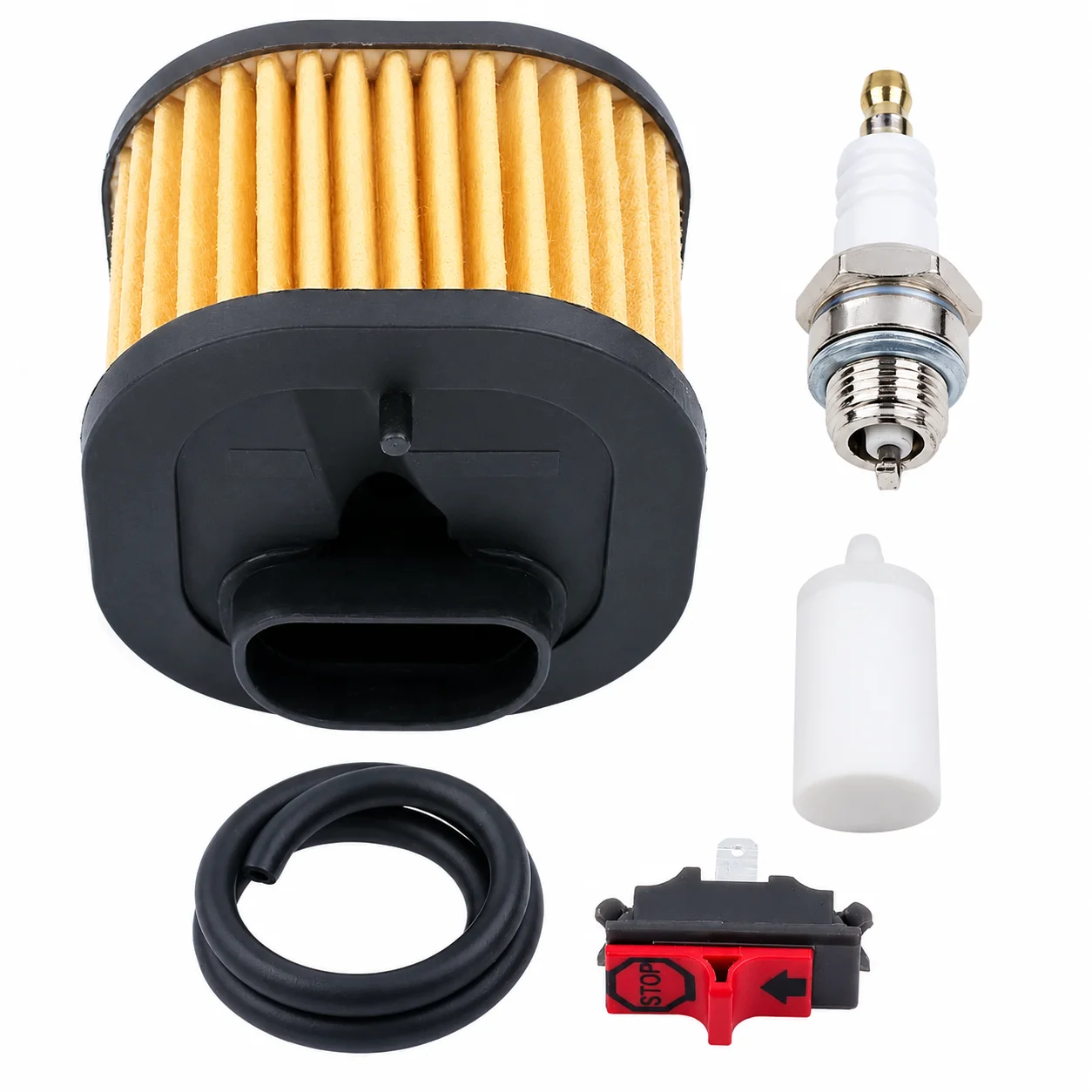 Air Filter Fuel Filter Fuel Line Spark Plug Stop Switch Kit For Husqvarna 372 372XP Chainsaw Parts Replace 503818004 503718201