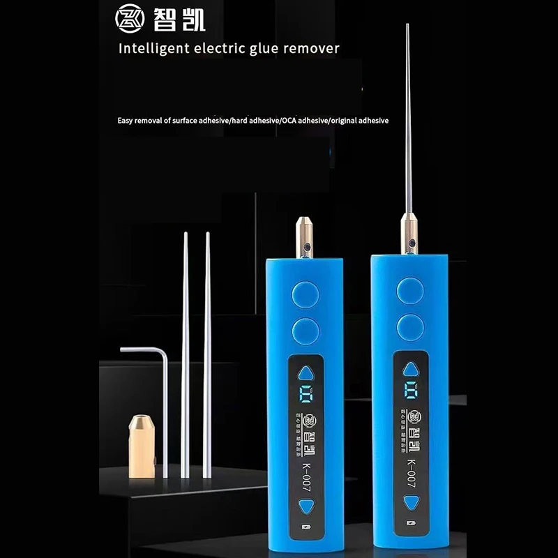 

ZHIKAI K-007 Intelligent Electric Glue Remover with Green Apparent Dust Light LED for Mobile Phone Screen Repair
