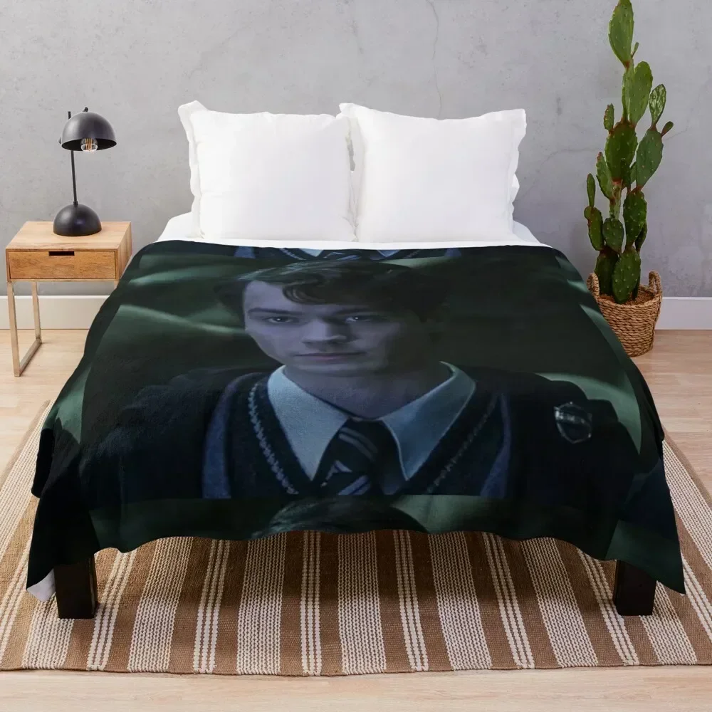 Tom riddle Throw Blanket Bed Camping Single Blankets