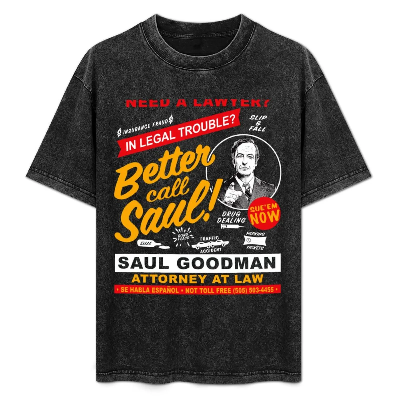 

Need A Lawyer Then Call Saul Dks T-Shirt High Elasticity Sports Tee Shirt