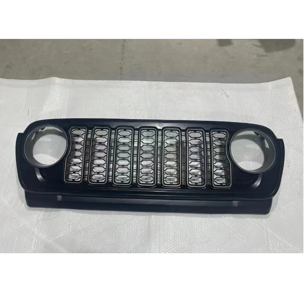 Lantsun JL1300 ABS 2024 style new front grille without camera hole for jeep for wrangler JL 2018-2022 year